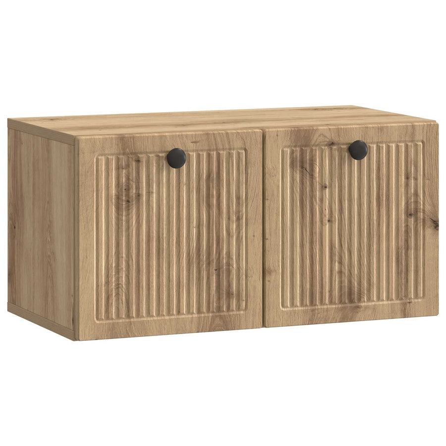 Wandbeugel TV-kast Artisanaal eiken 59,5 x 31 x 30 cm
