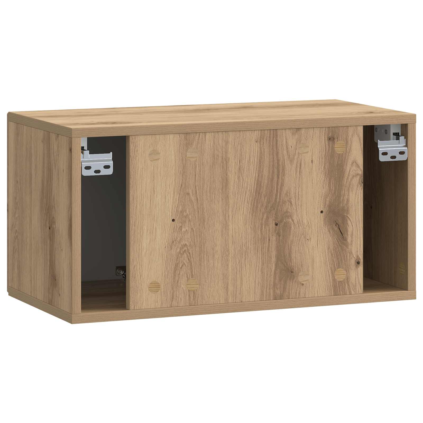 Wandbeugel TV-kast Artisanaal eiken 59,5 x 31 x 30 cm