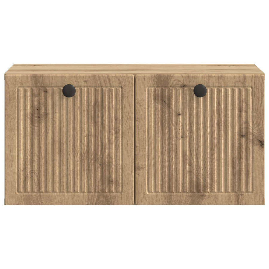 Wandbeugel TV-kast Artisanaal eiken 59,5 x 31 x 30 cm