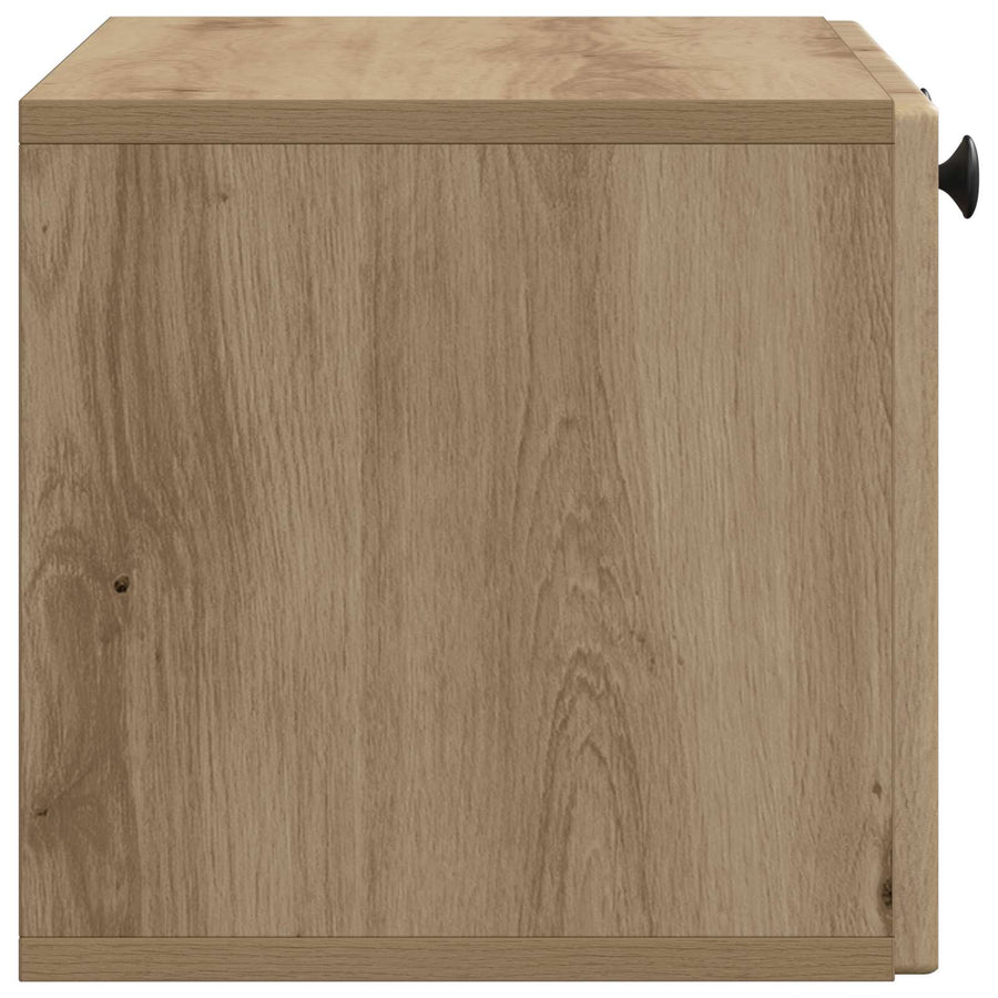 Wandbeugel TV-kast Artisanaal eiken 59,5 x 31 x 30 cm