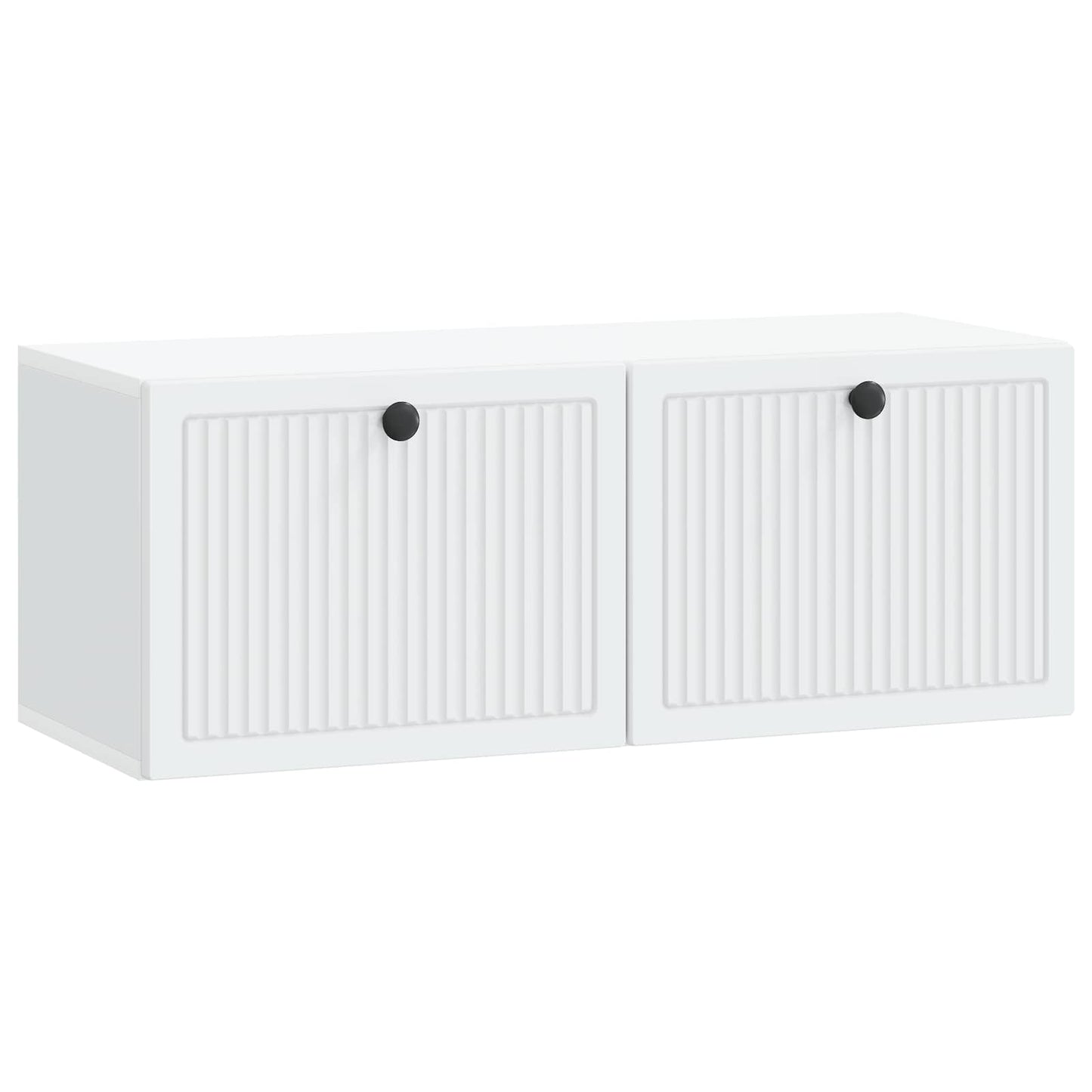 Wandbeugel TV-kast Wit 78,5 x 31 x 30 cm Bewerkt hout
