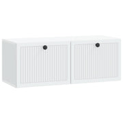 Tv-kast wandmontage 78.5x31x30 cm bewerkt hout wit