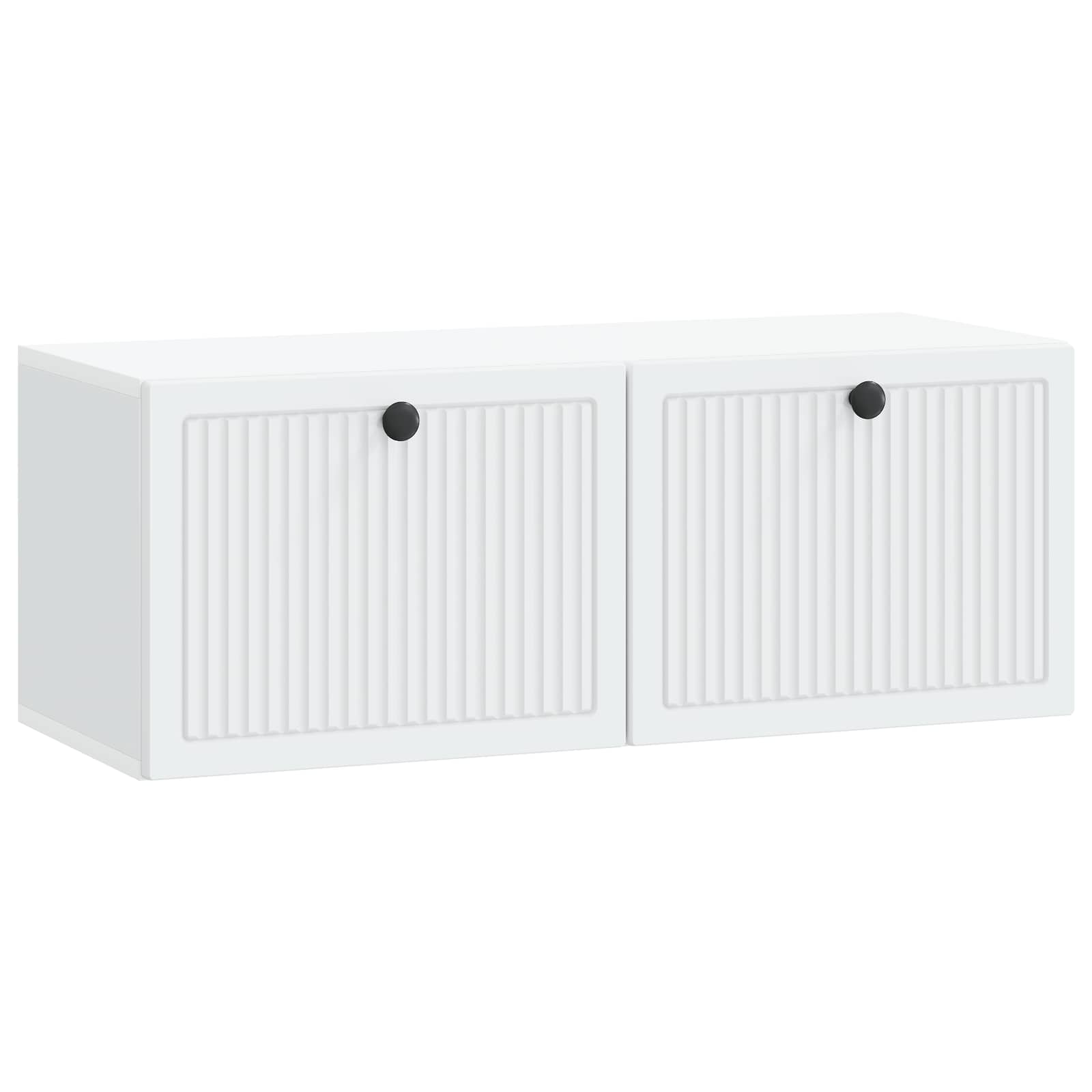 Wandbeugel TV-kast Wit 78,5 x 31 x 30 cm Bewerkt hout