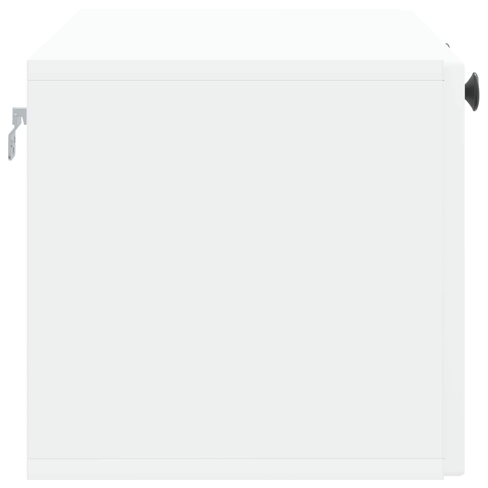 Wandbeugel TV-kast Wit 78,5 x 31 x 30 cm Bewerkt hout