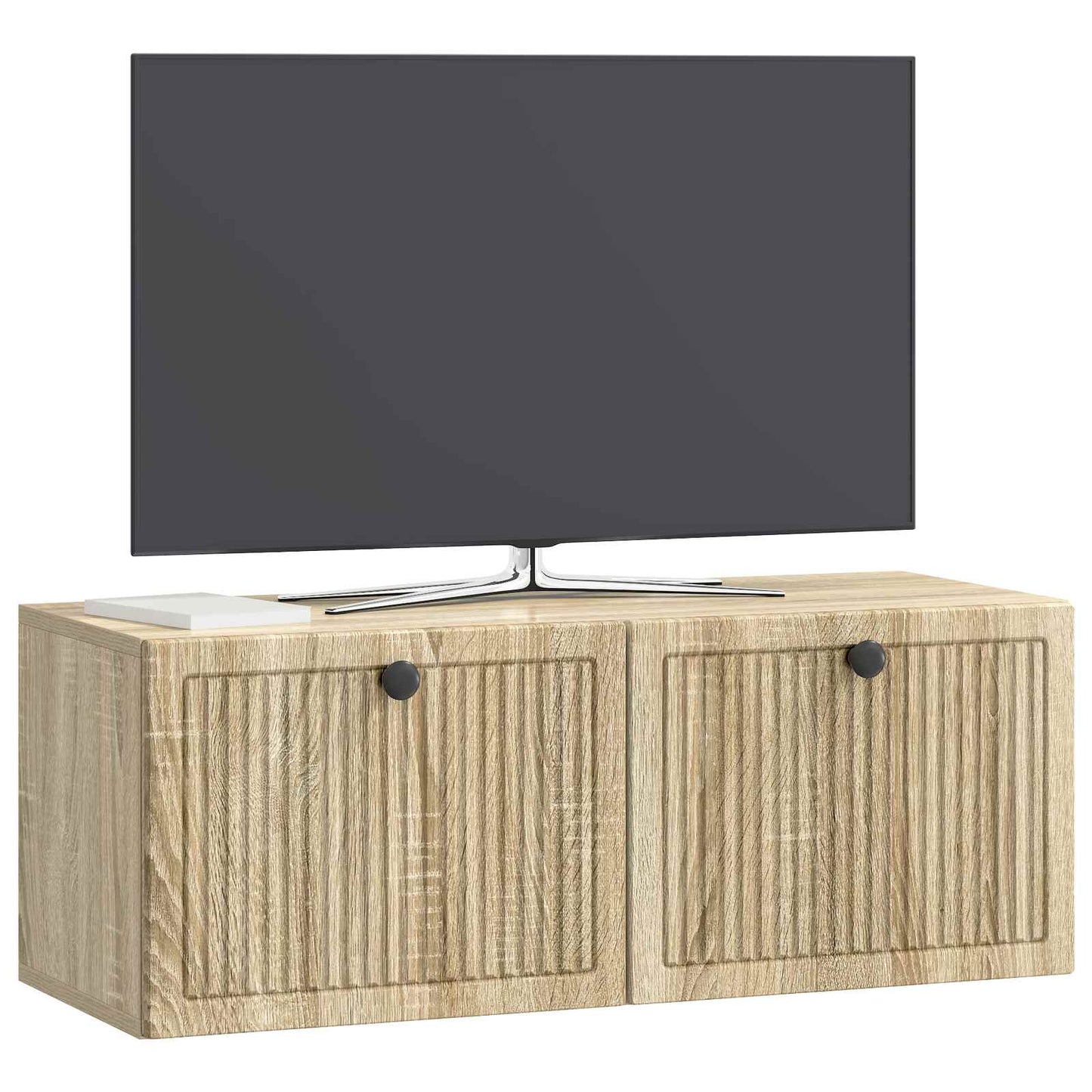 Wandbeugel TV-kast Sonoma Eiken 78,5 x 31 x 30 cm Bewerkt hout