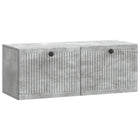 Wandkast TV 78,5x31x30 cm betongrijs bewerkt hout