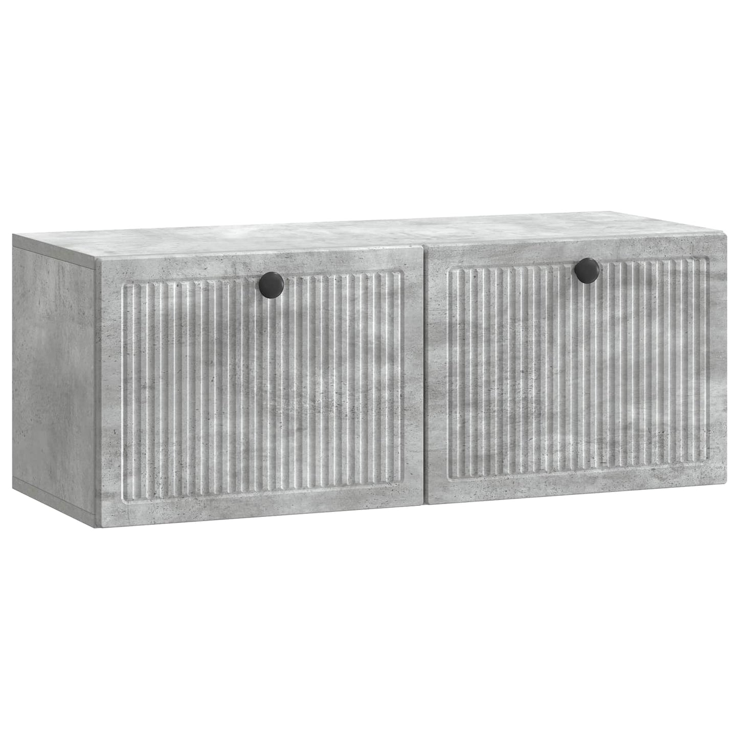 Wandbeugel TV-kast Betongrijs 78,5 x 31 x 30 cm Bewerkt hout