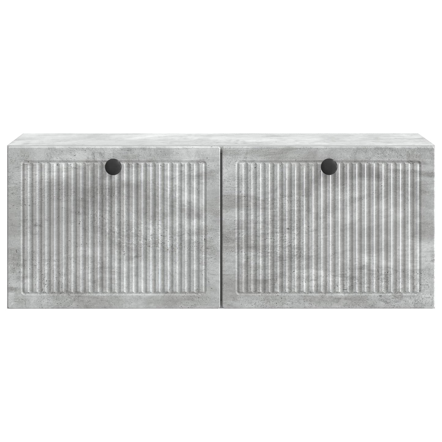 Wandbeugel TV-kast Betongrijs 78,5 x 31 x 30 cm Bewerkt hout