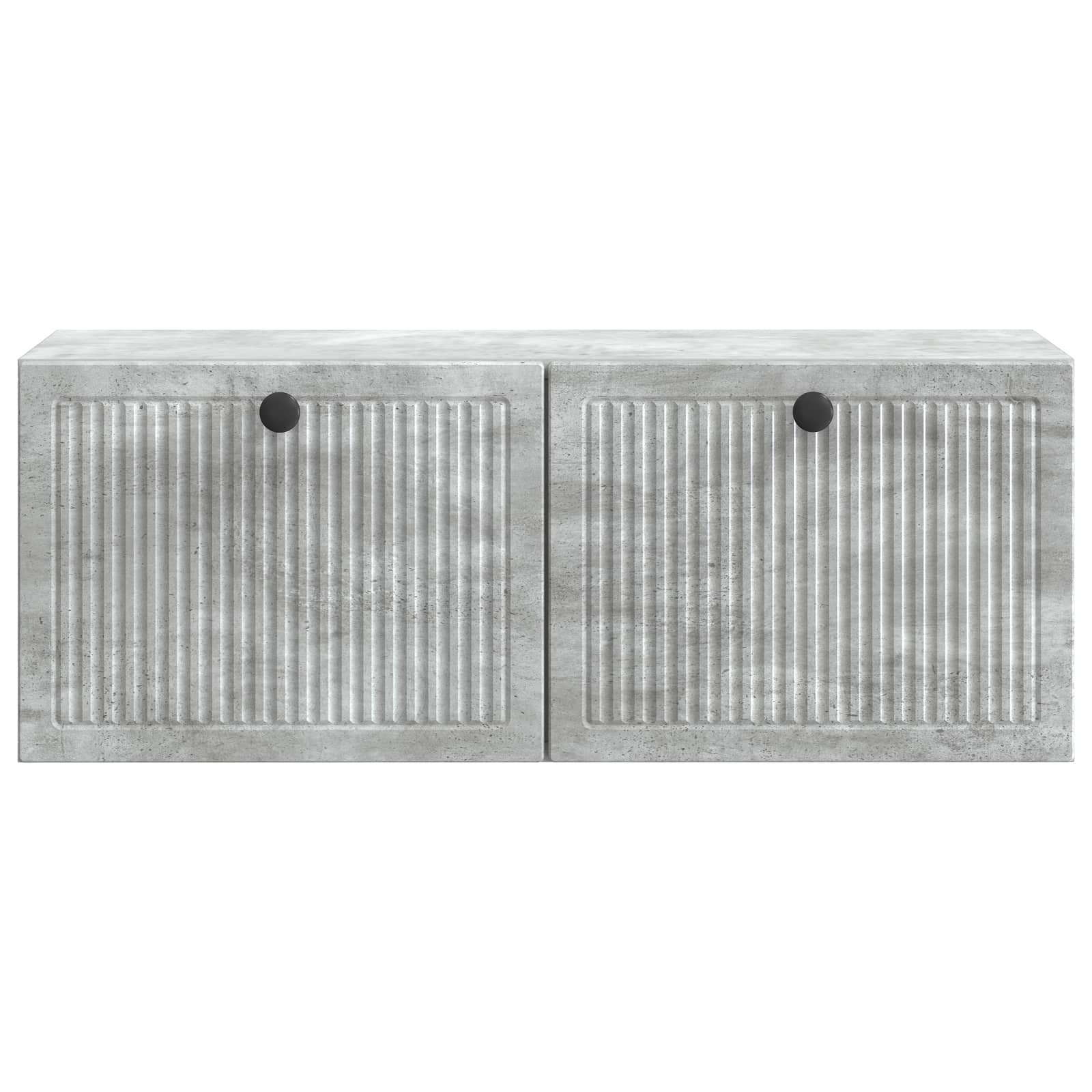 Wandbeugel TV-kast Betongrijs 78,5 x 31 x 30 cm Bewerkt hout