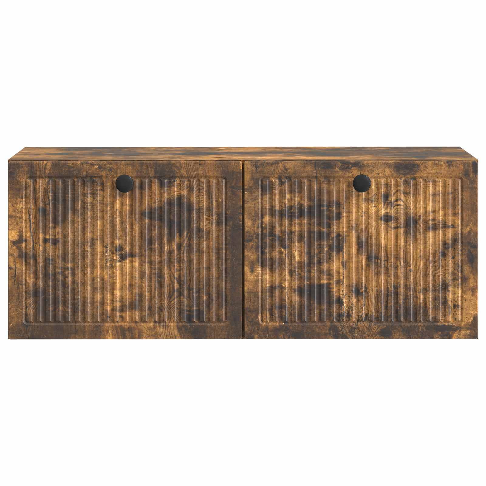 Wandbeugel TV-kast Gerookt eiken 78,5 x 31 x 30 cm Bewerkt hout