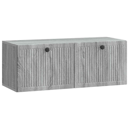 Wandbeugel TV-kast Grijs sonoma 78,5 x 31 x 30 cm Bewerkt hout
