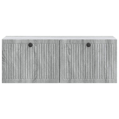Wandbeugel TV-kast Grijs sonoma 78,5 x 31 x 30 cm Bewerkt hout