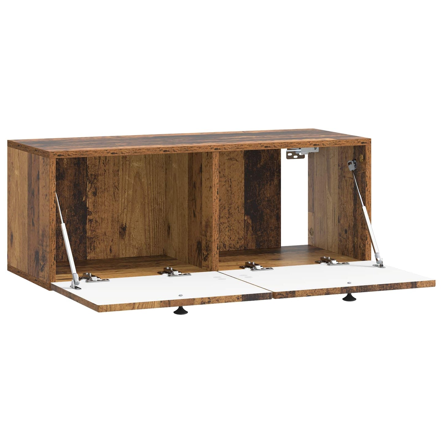 Wandbeugel TV-kast Oud hout 78,5 x 31 x 30 cm Bewerkt hout