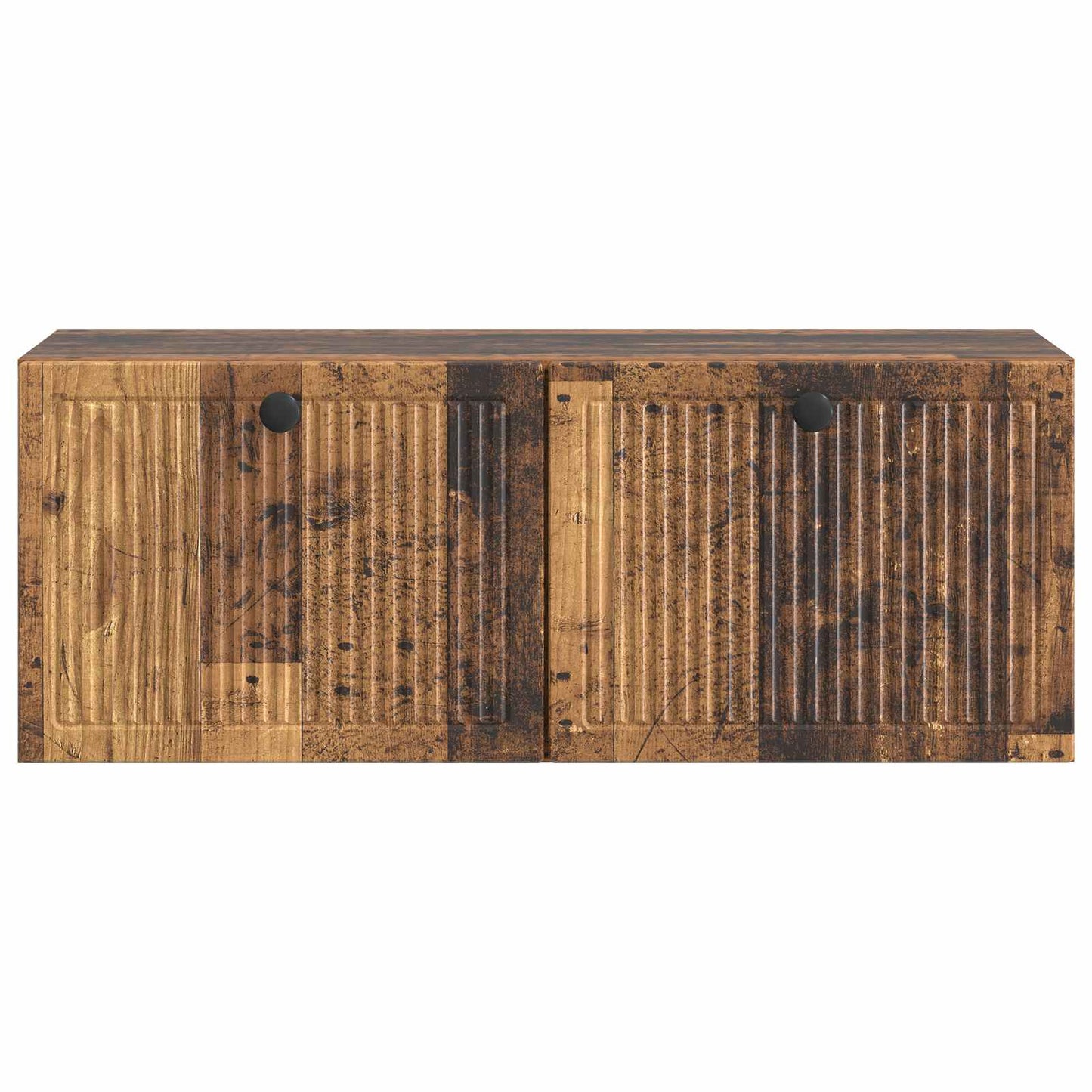 Wandbeugel TV-kast Oud hout 78,5 x 31 x 30 cm Bewerkt hout