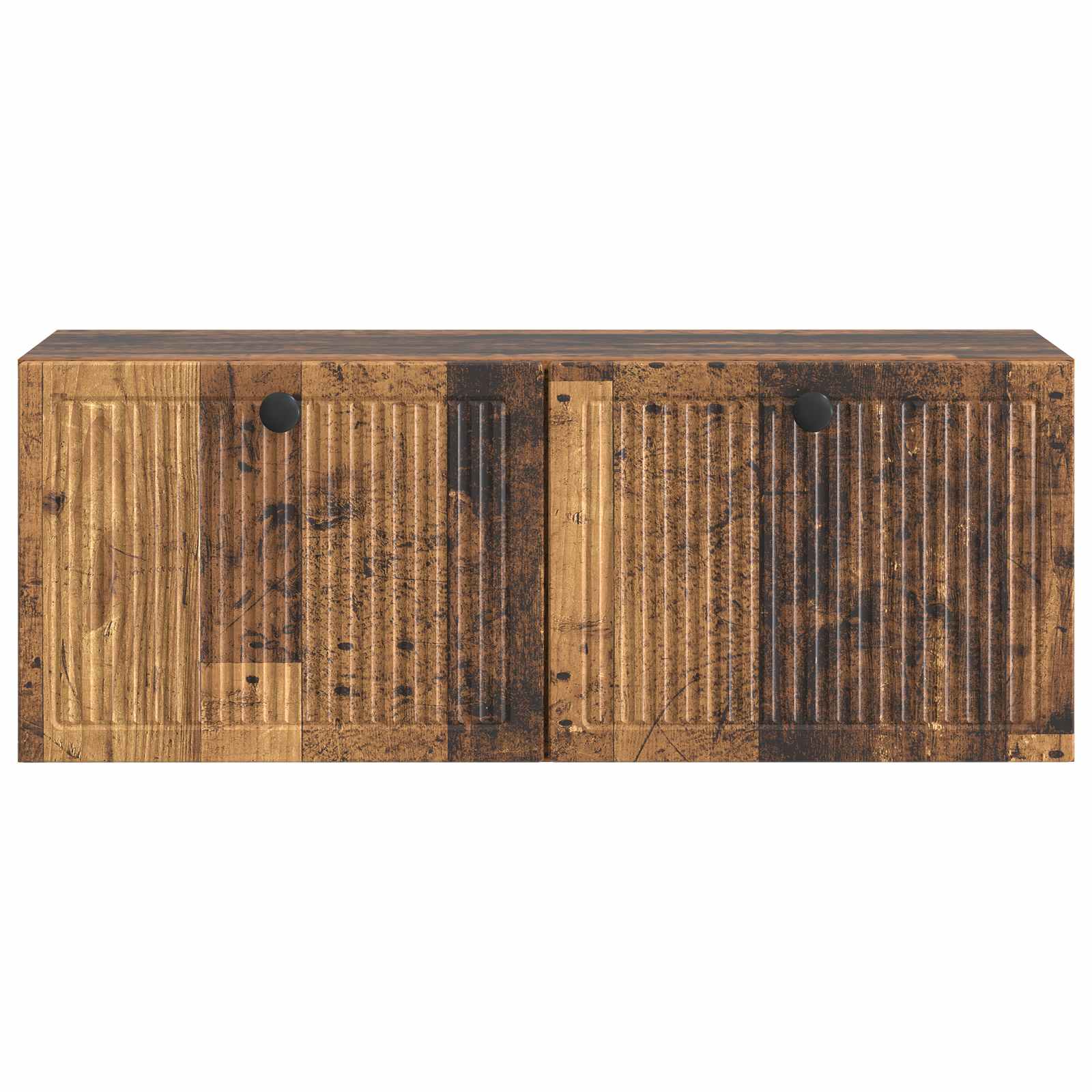 Wandbeugel TV-kast Oud hout 78,5 x 31 x 30 cm Bewerkt hout
