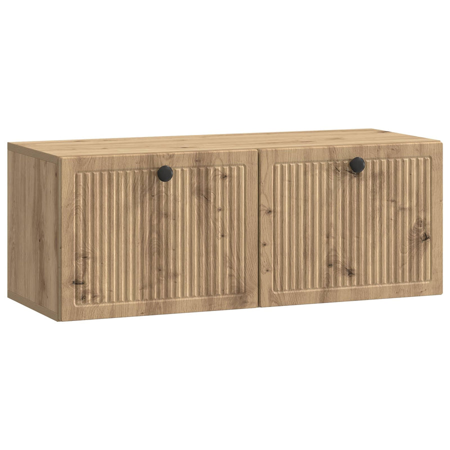 Wandbeugel TV-kast Artisanaal eiken 78,5 x 31 x 30 cm