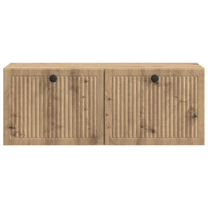 Wandbeugel TV-kast Artisanaal eiken 78,5 x 31 x 30 cm