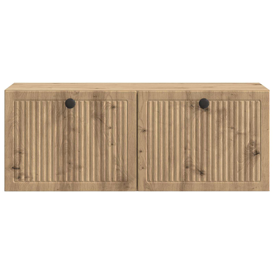 Wandbeugel TV-kast Artisanaal eiken 78,5 x 31 x 30 cm