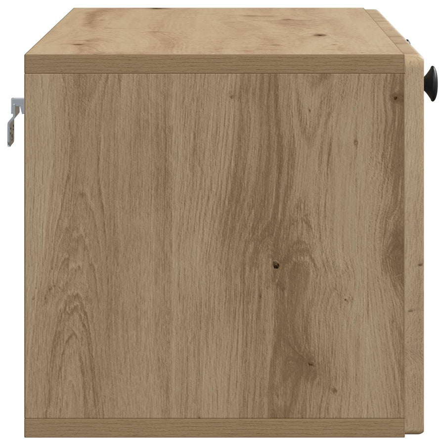 Wandbeugel TV-kast Artisanaal eiken 78,5 x 31 x 30 cm