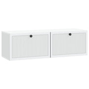 Tv-kast 98x31x30 cm bewerkt hout wit