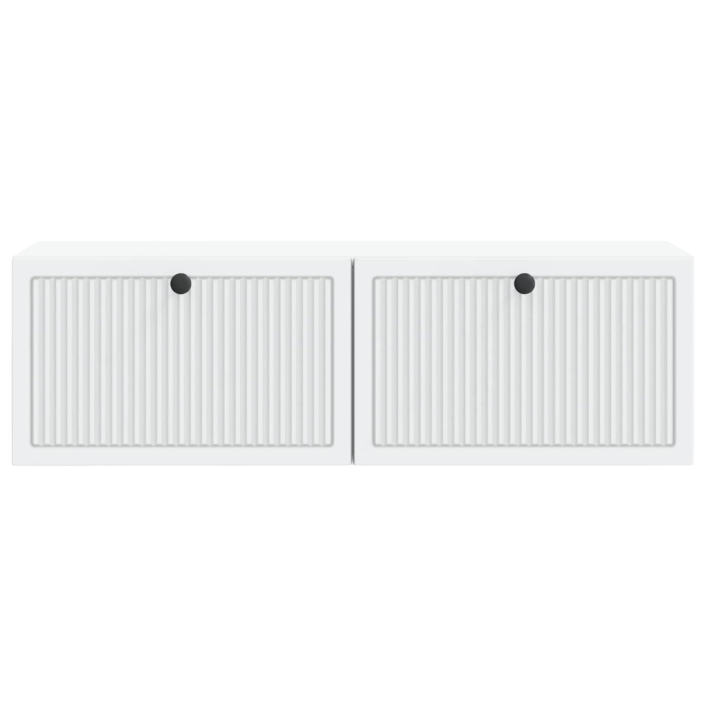Wandbeugel TV-kast Wit 98 x 31 x 30 cm Bewerkt hout