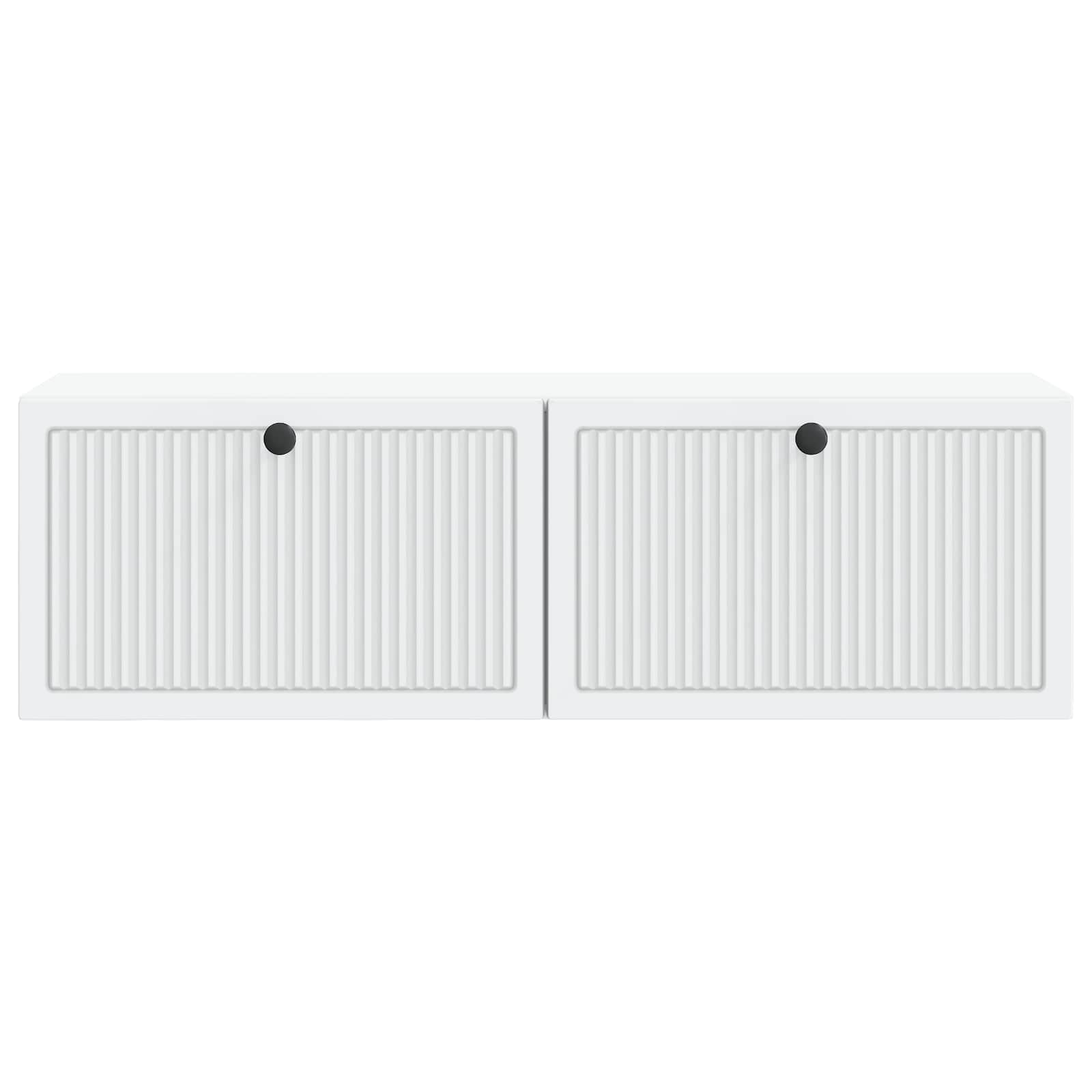 Wandbeugel TV-kast Wit 98 x 31 x 30 cm Bewerkt hout