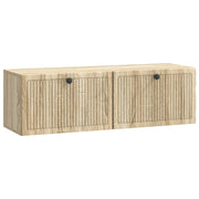 Wandkast 98x31x30 cm bewerkt hout Sonoma eiken