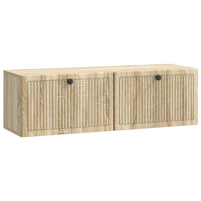 Wandbeugel TV-kast Sonoma Eiken 98 x 31 x 30 cm Bewerkt hout