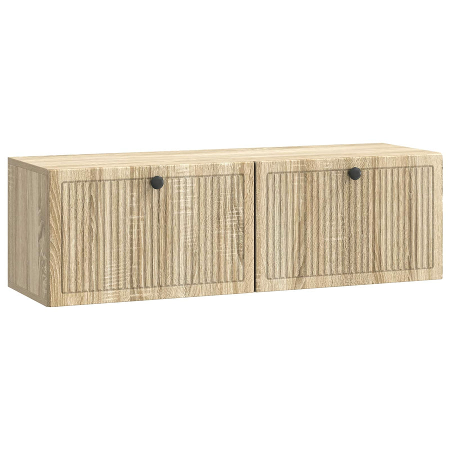 Wandbeugel TV-kast Sonoma Eiken 98 x 31 x 30 cm Bewerkt hout