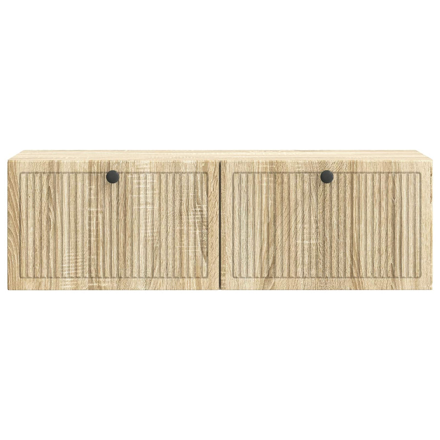 Wandbeugel TV-kast Sonoma Eiken 98 x 31 x 30 cm Bewerkt hout
