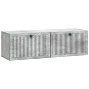 Wandkast TV 98x31x30 cm betongrijs bewerkt hout