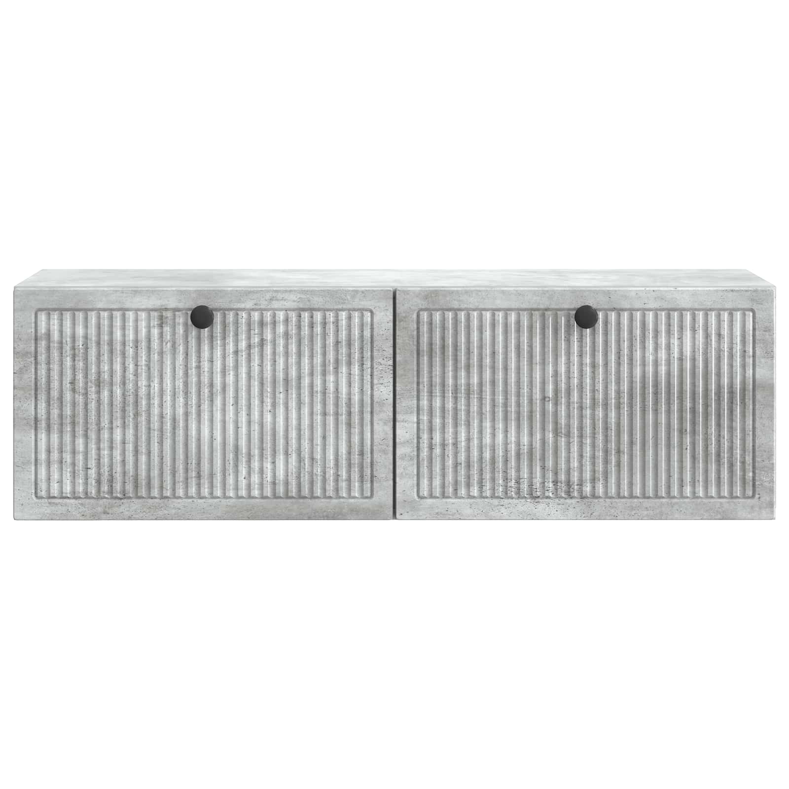 Wandbeugel TV-kast Betongrijs 98 x 31 x 30 cm Bewerkt hout