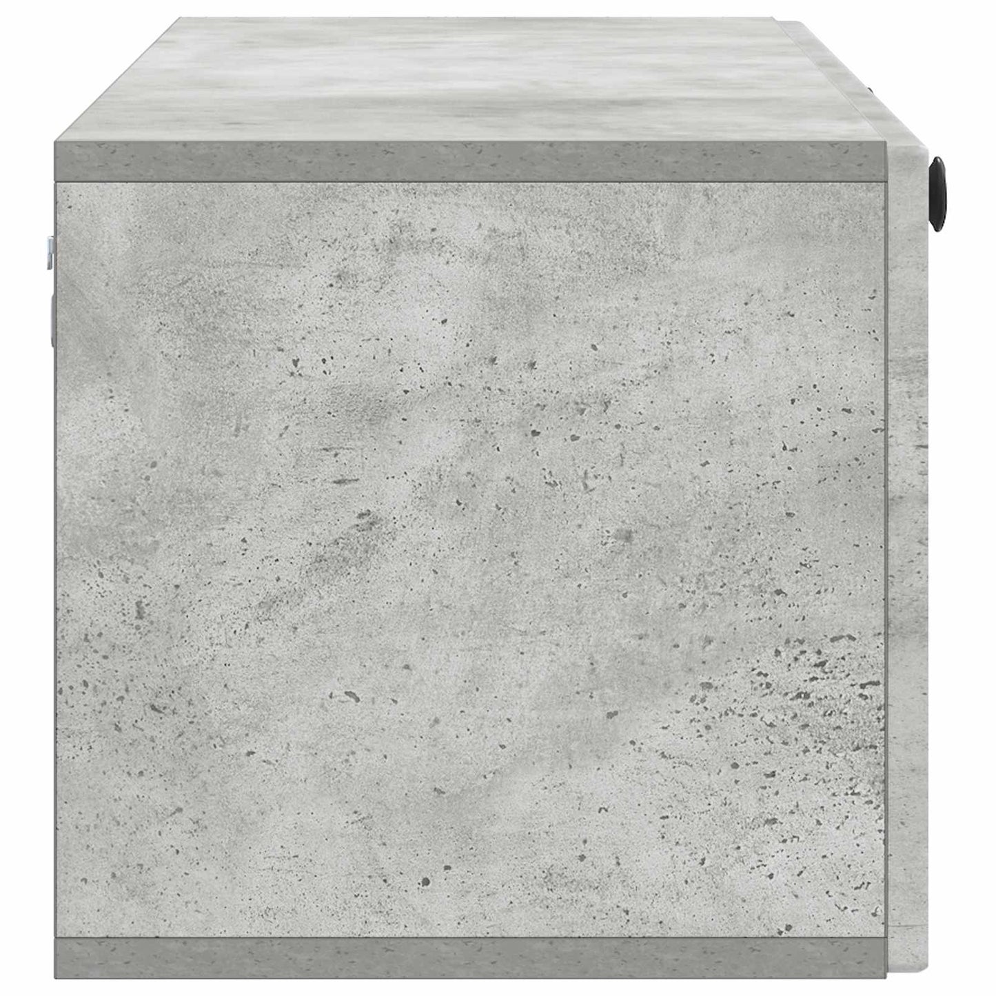 Wandbeugel TV-kast Betongrijs 98 x 31 x 30 cm Bewerkt hout