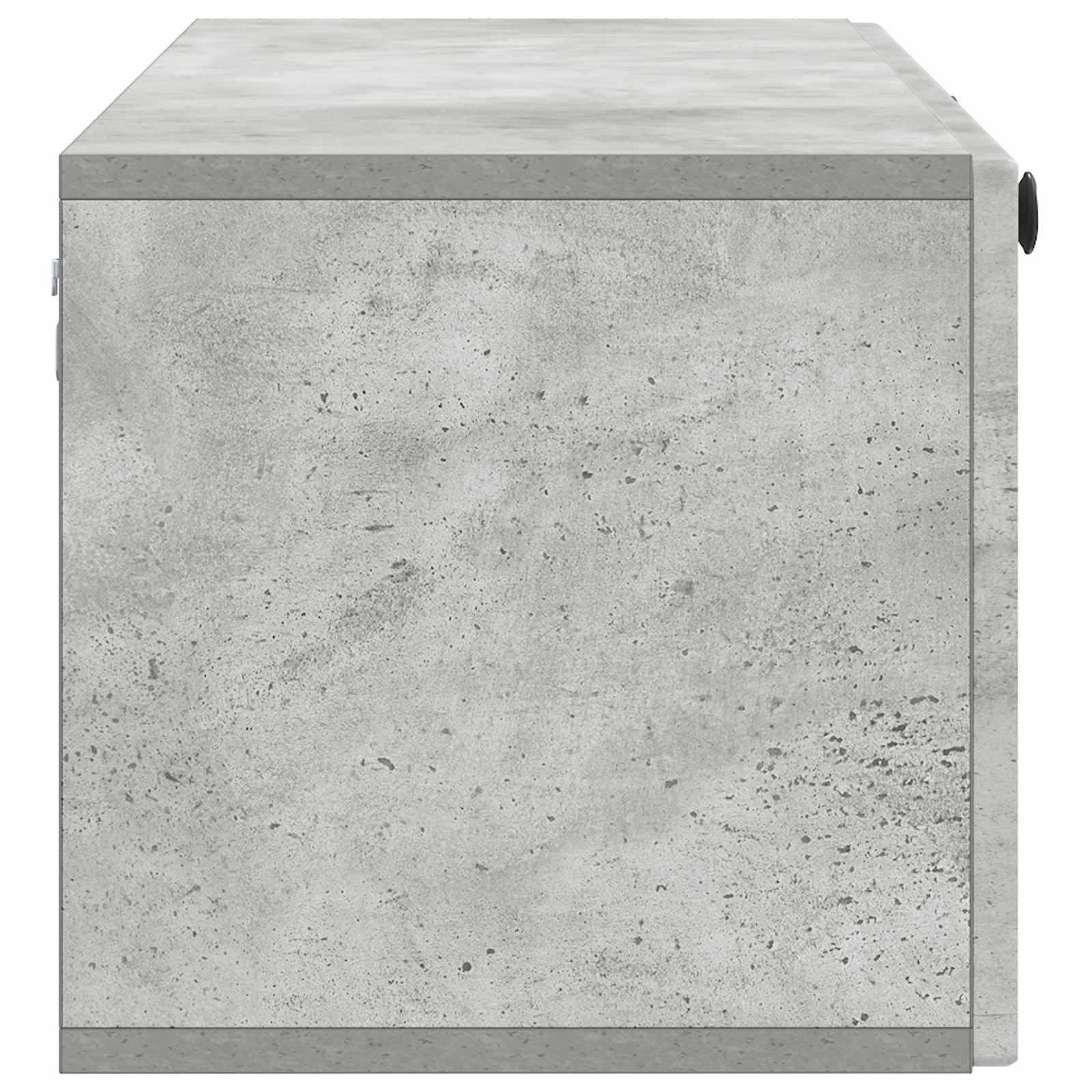 Wandbeugel TV-kast Betongrijs 98 x 31 x 30 cm Bewerkt hout