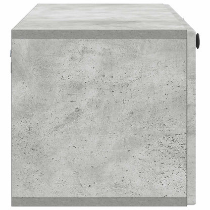 Wandbeugel TV-kast Betongrijs 98 x 31 x 30 cm Bewerkt hout