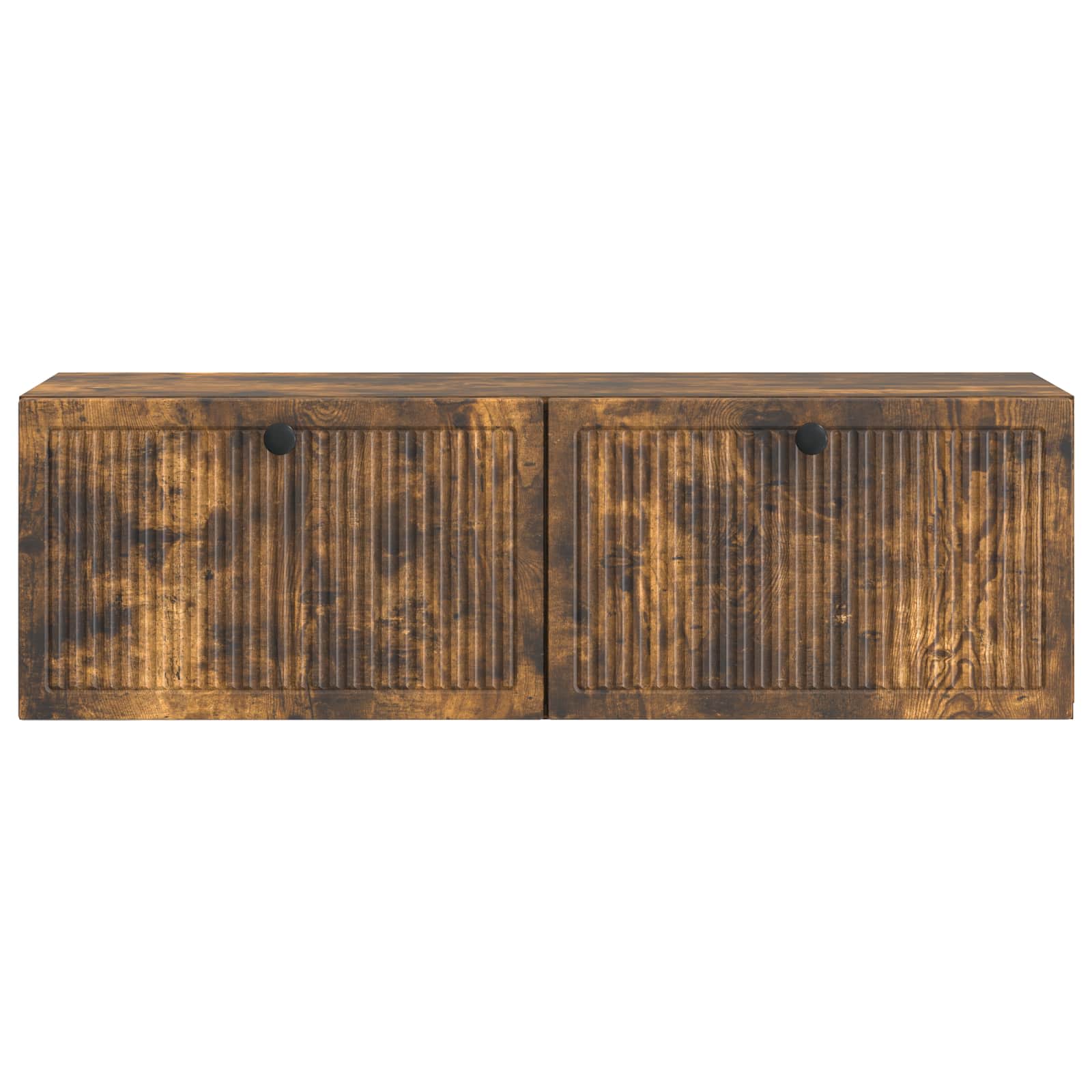 Wandbeugel TV-kast Gerookt eiken 98 x 31 x 30 cm Bewerkt hout