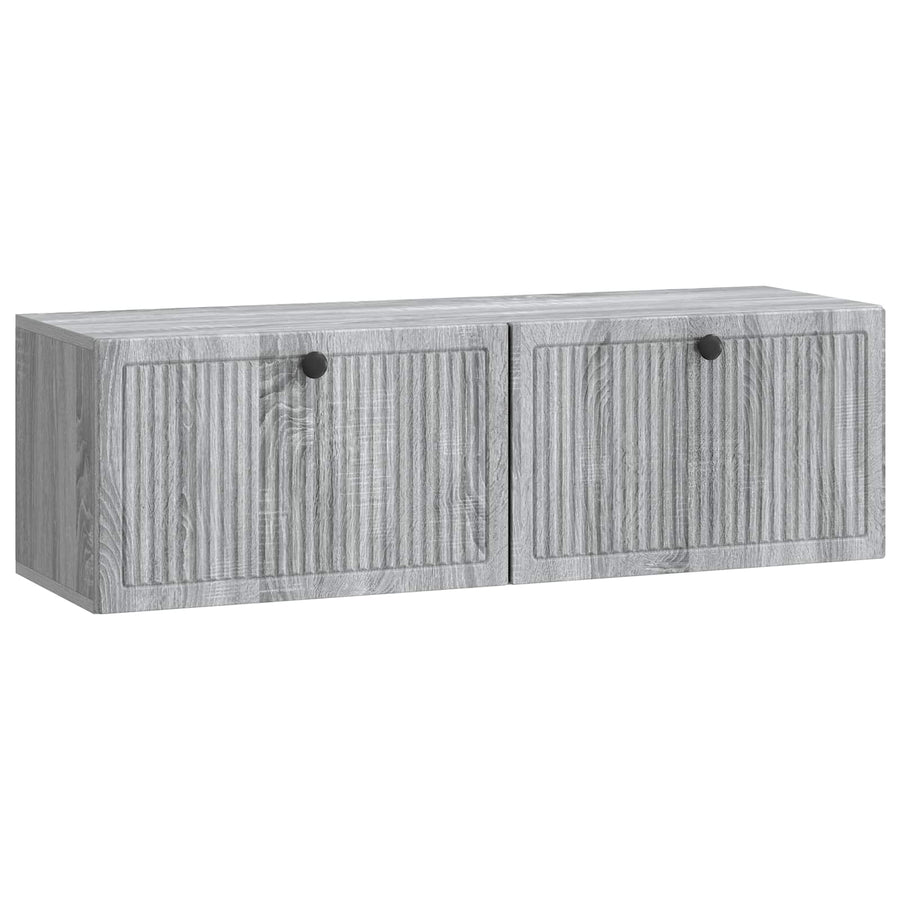 Wandbeugel TV-kast Grijs sonoma 98 x 31 x 30 cm Bewerkt hout