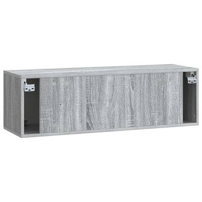 Wandbeugel TV-kast Grijs sonoma 98 x 31 x 30 cm Bewerkt hout