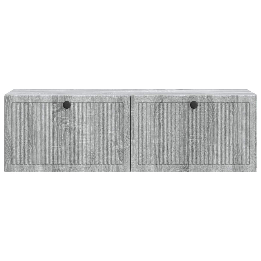 Wandbeugel TV-kast Grijs sonoma 98 x 31 x 30 cm Bewerkt hout