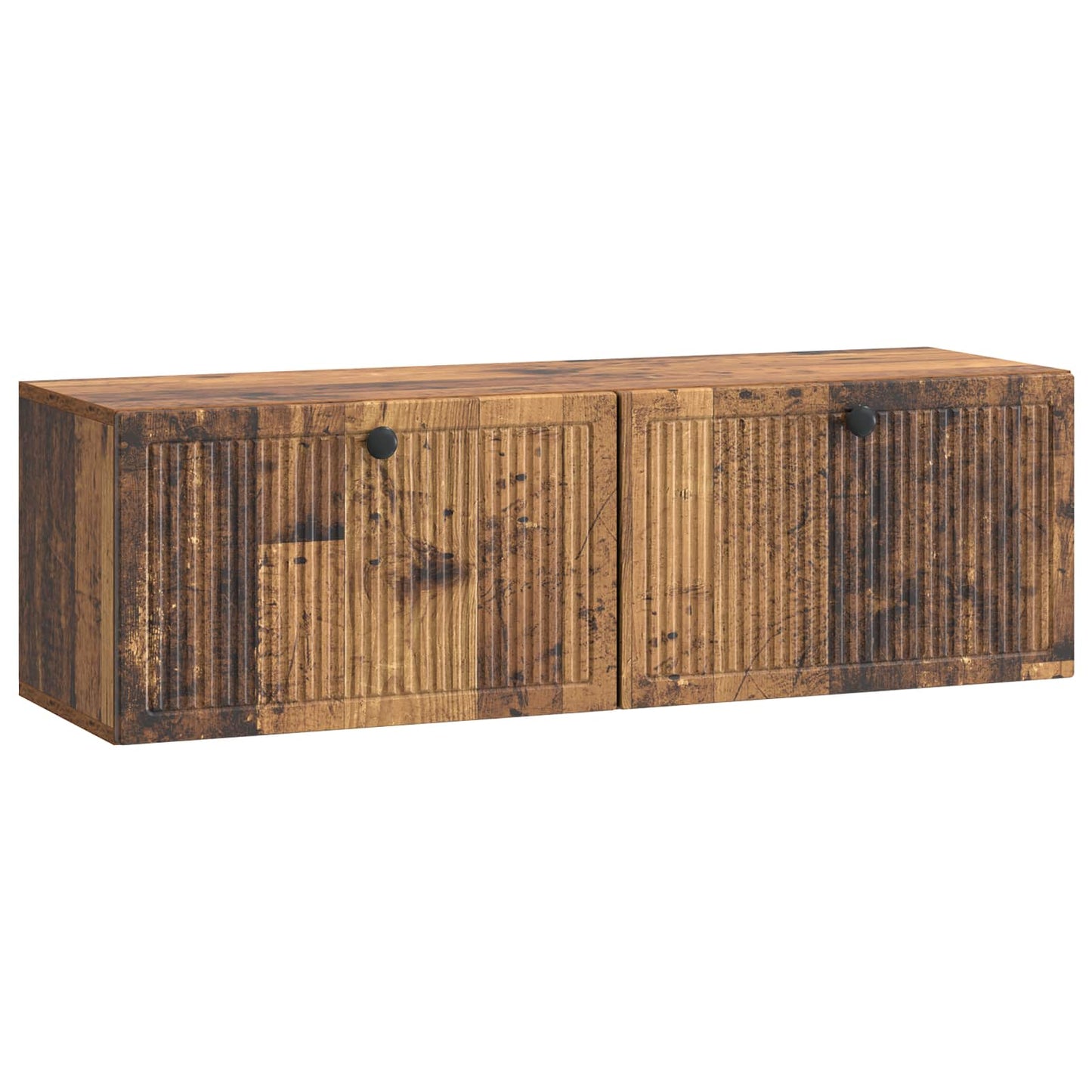 Wandbeugel TV-kast Oud hout 98 x 31 x 30 cm Bewerkt hout