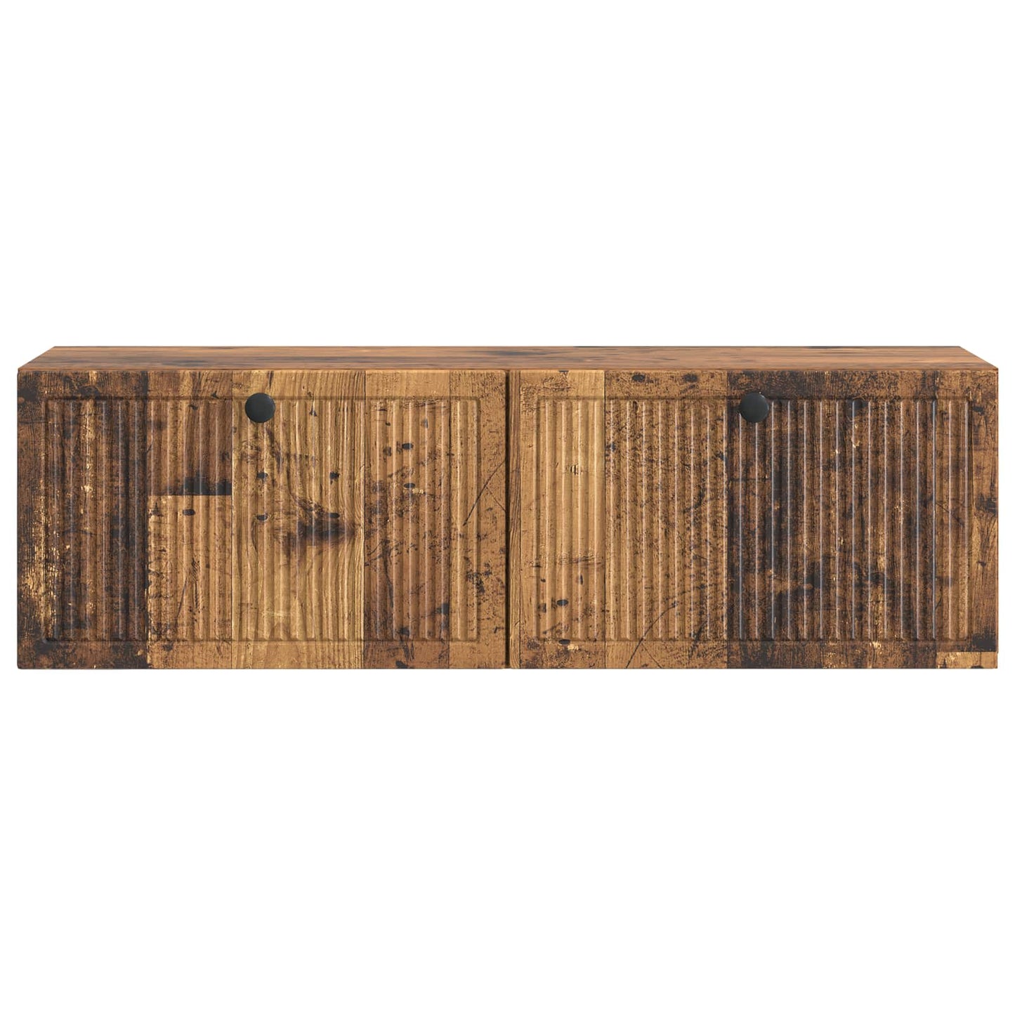 Wandbeugel TV-kast Oud hout 98 x 31 x 30 cm Bewerkt hout