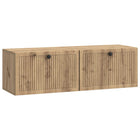 Wall bracket TV cabinet Artisanal oak 98 x 31 x 30 cm