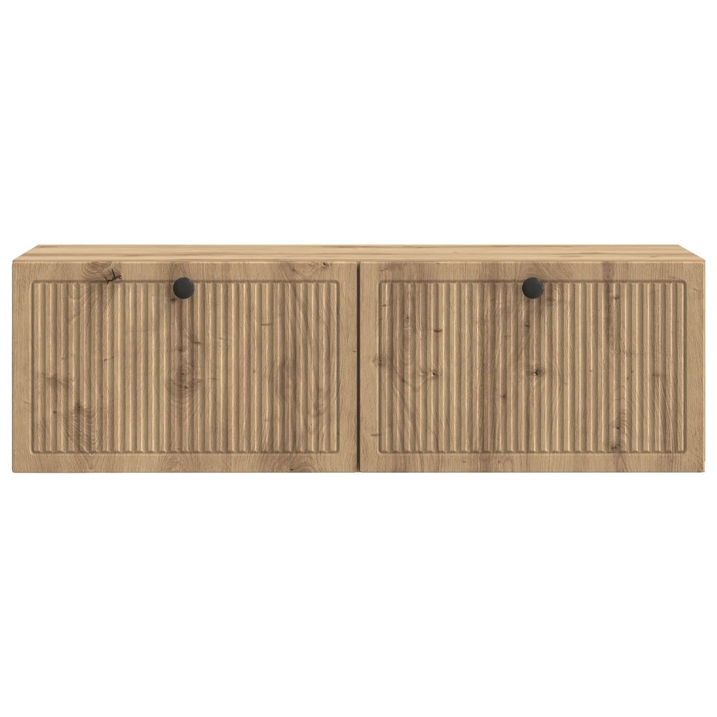 Wandbeugel TV-kast Artisanaal eiken 98 x 31 x 30 cm