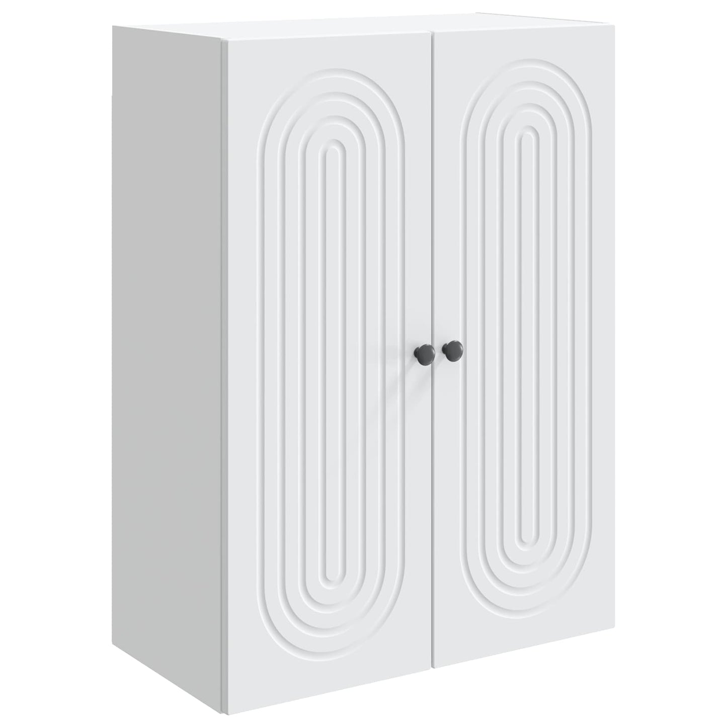 Wandkast Wit 66 x 34,5 x 90 cm Bewerkt hout