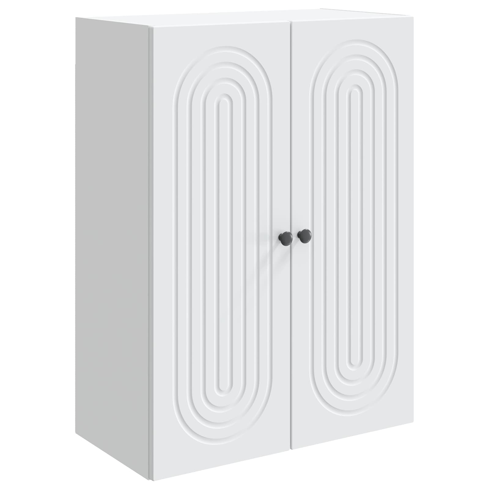 Wandkast Wit 66 x 34,5 x 90 cm Bewerkt hout