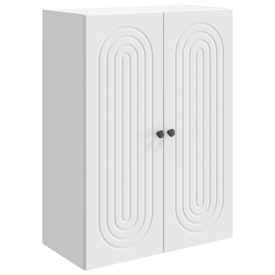 Wandkast Wit 66 x 34,5 x 90 cm Bewerkt hout