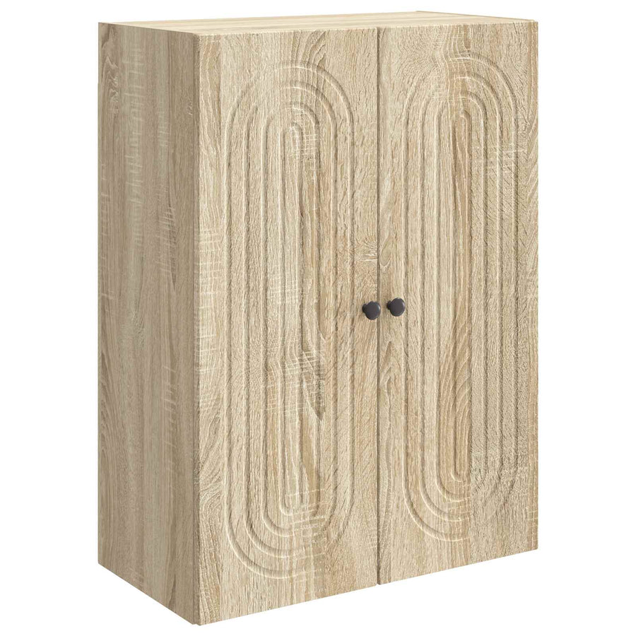 Wandkast Sonoma Eiken 66 x 34,5 x 90 cm Bewerkt hout