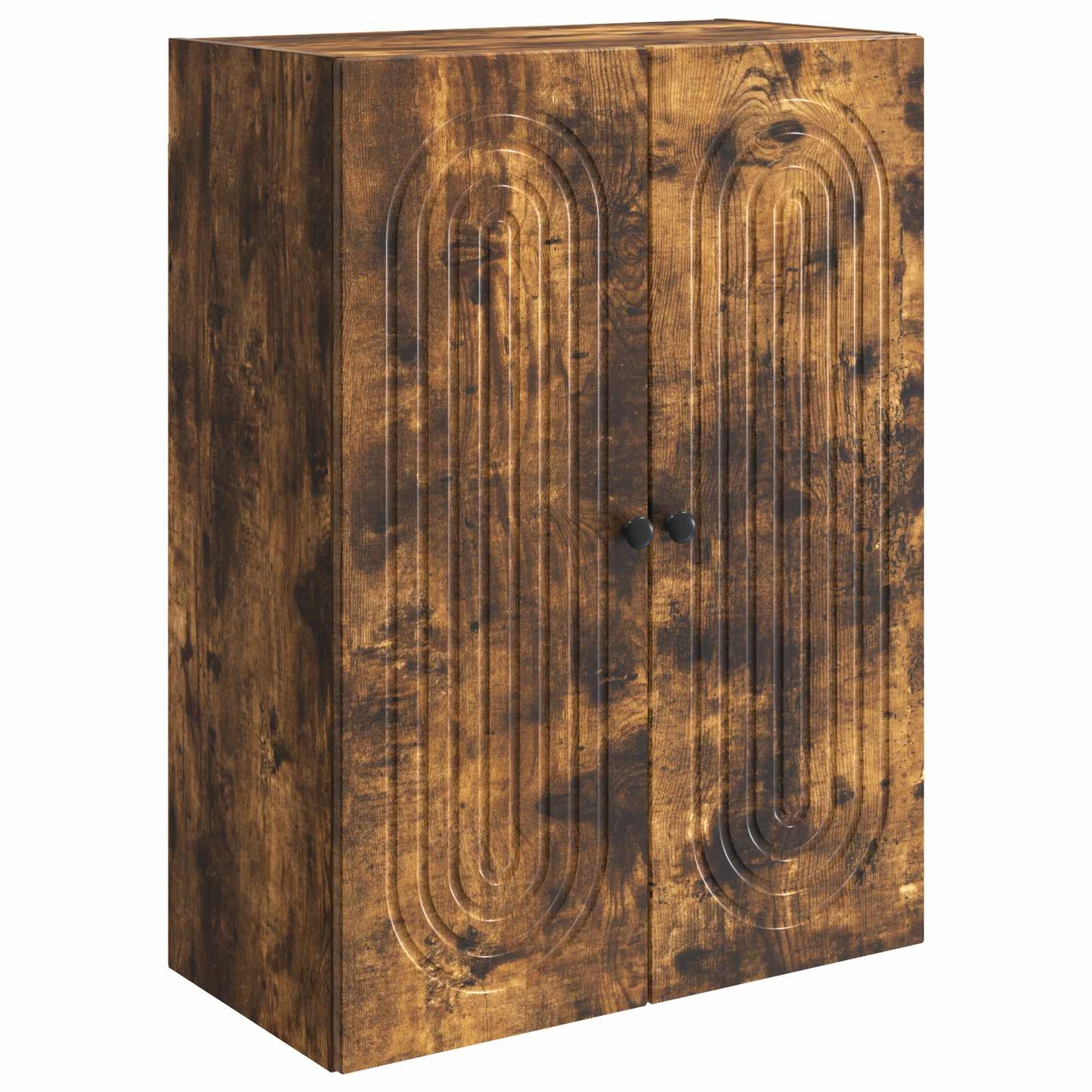Wandkast Gerookt eiken 66 x 34,5 x 90 cm Bewerkt hout