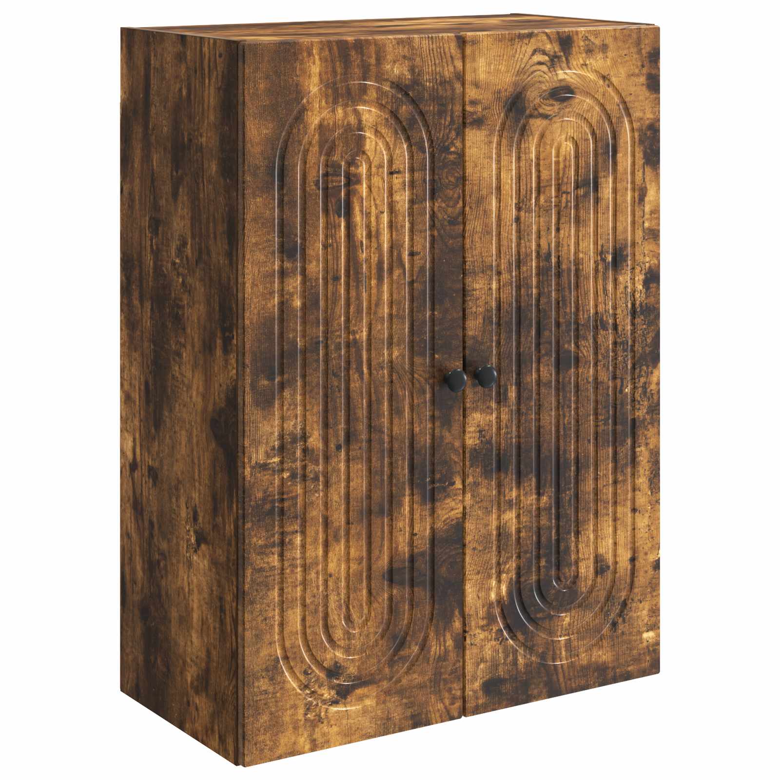 Wandkast Gerookt eiken 66 x 34,5 x 90 cm Bewerkt hout