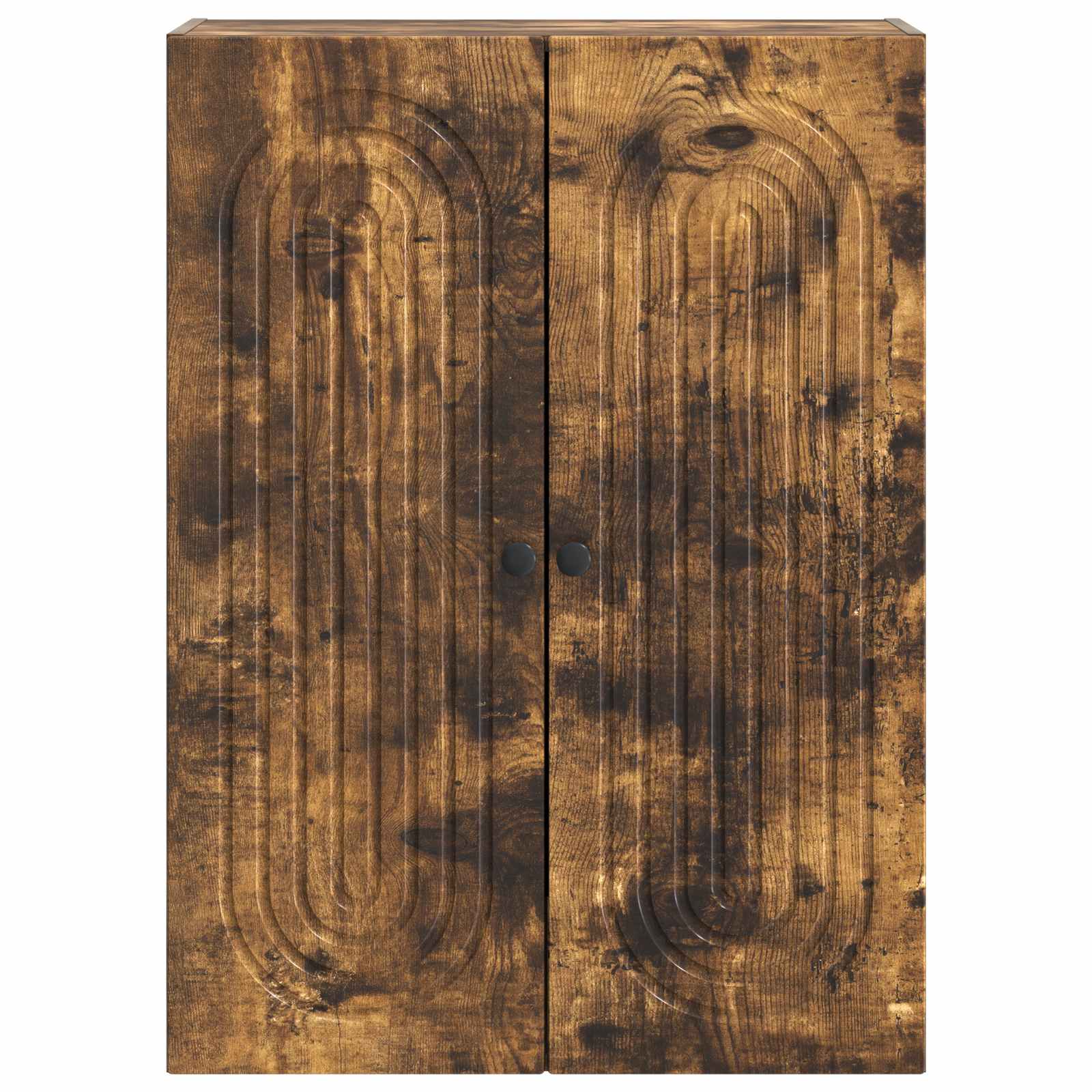 Wandkast Gerookt eiken 66 x 34,5 x 90 cm Bewerkt hout